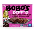 thumbnail image 1 of Bobo's Non-GMO Dipped Chocolate Oat Bar + Dark Chocolate - 5 Bars, 1 of 2