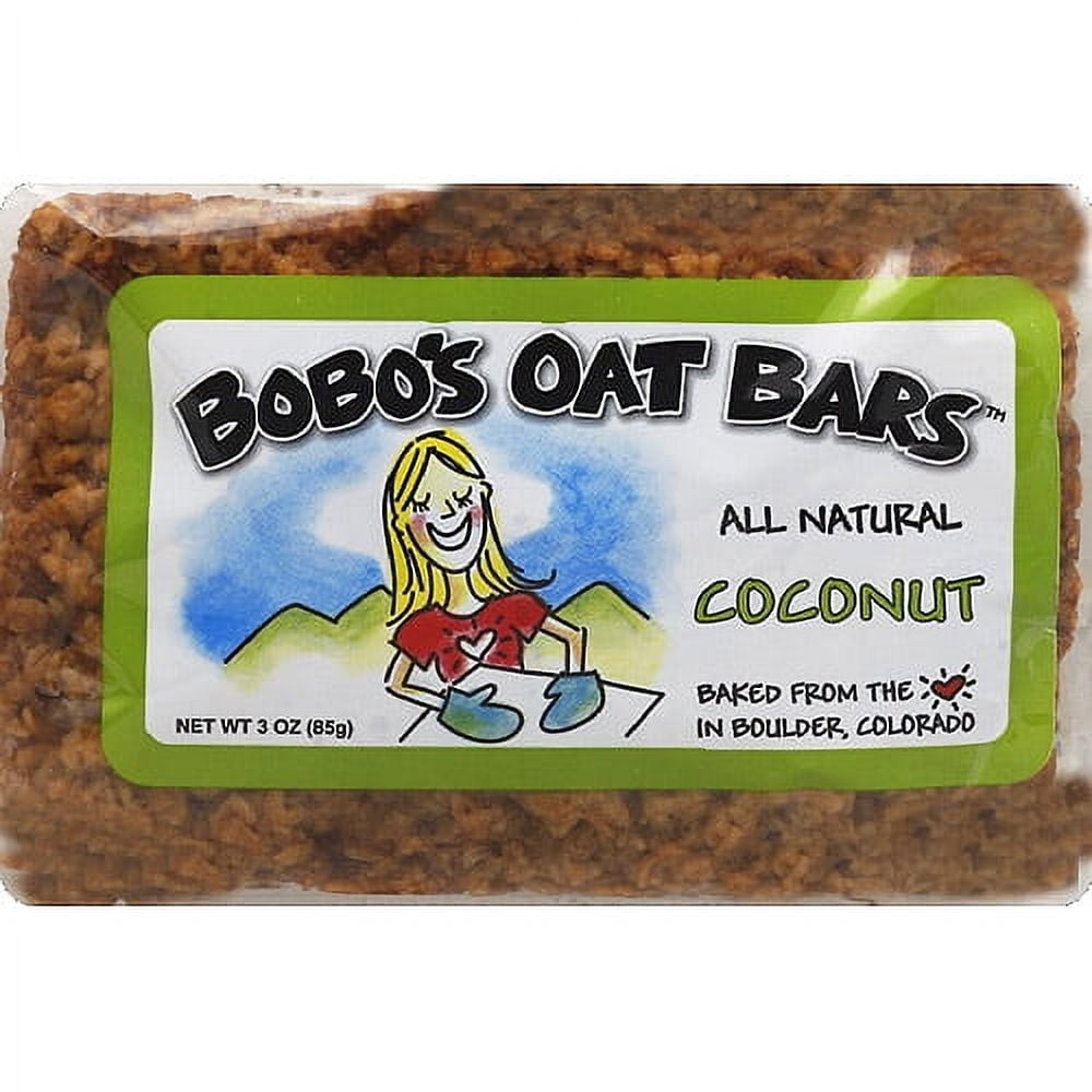 Bobo's Oat Bars All Natural Coconut Oat Bar, 3 oz, (Pack of 12)
