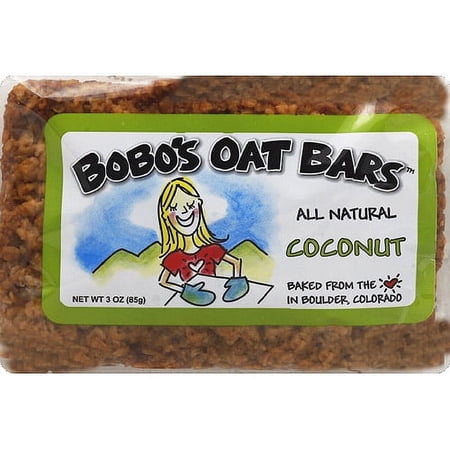 Bobo's Oat Bars All Natural Coconut Oat Bar, 3 oz, (Pack of 12)