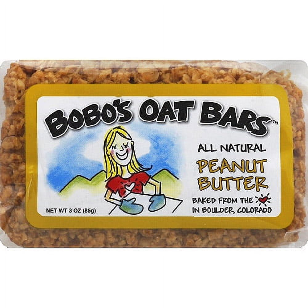 Bobo's Oat Bars Peanut Butter Bar, 3 oz, (Pack of 12)