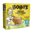 thumbnail image 1 of Bobo's Oat Bites, Lemon Poppyseed, 1.3 Ounce Bites (5ct Box) Pack of 2, 1 of 2
