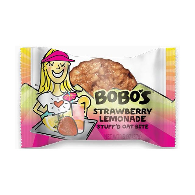 Bobo's Oat Bites Stuff'd YPF5 Strawberry Lemonade, Pack of 30 (1.3 oz