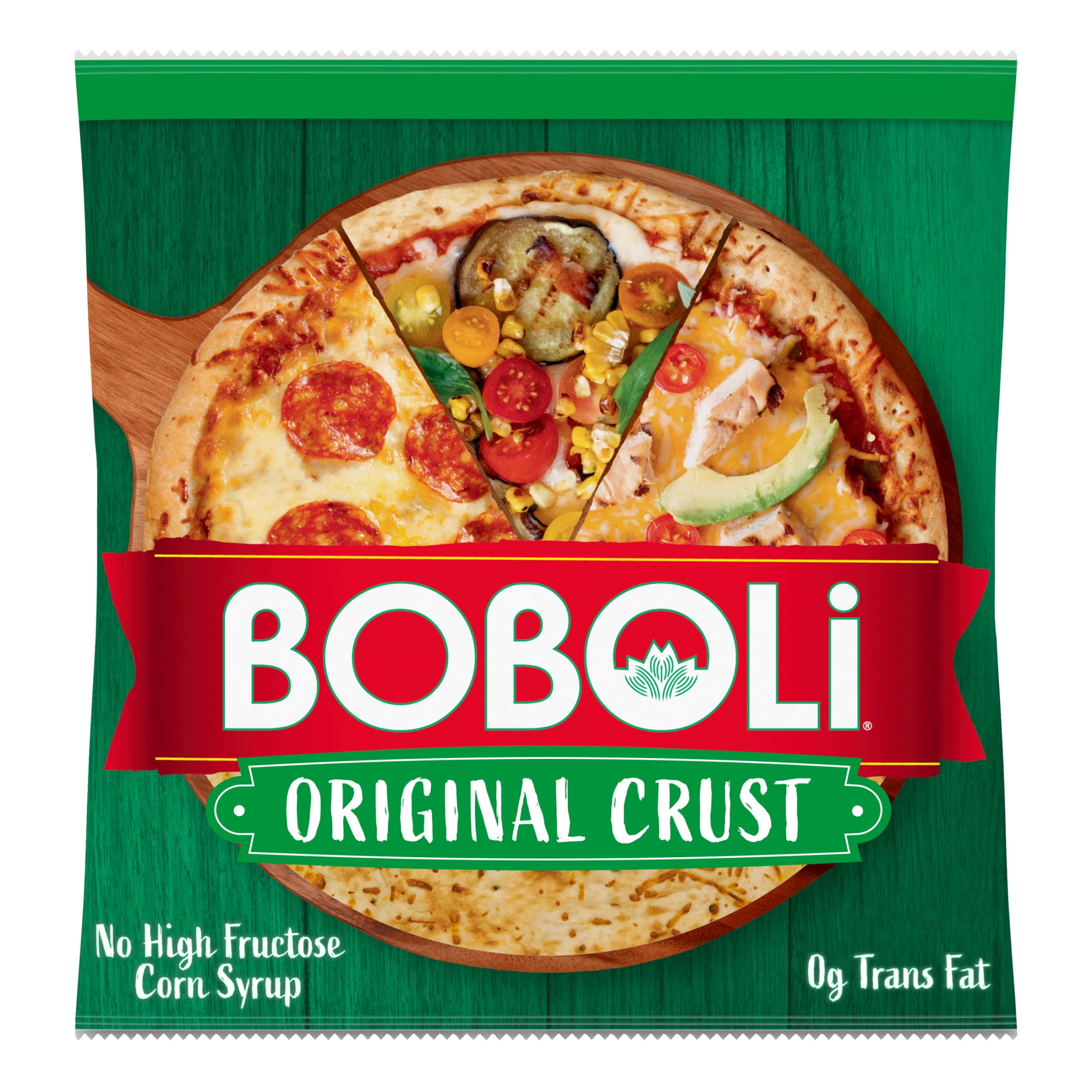 Boboli Original Crust, 14 oz, Plain Pizza Crust, Bag