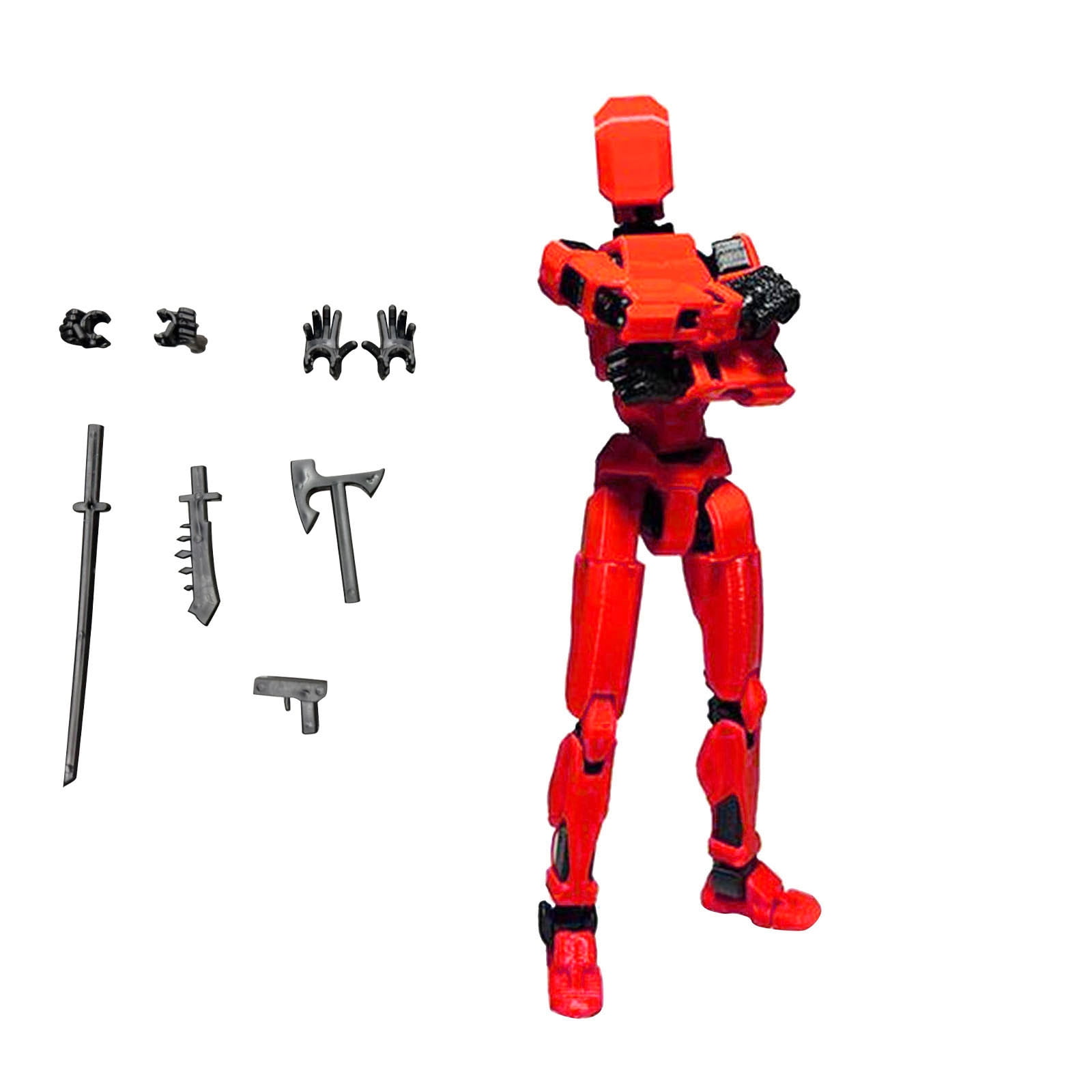 Bobomoti T13 Action Figure, 3D Printed Multi-Jointed Movable