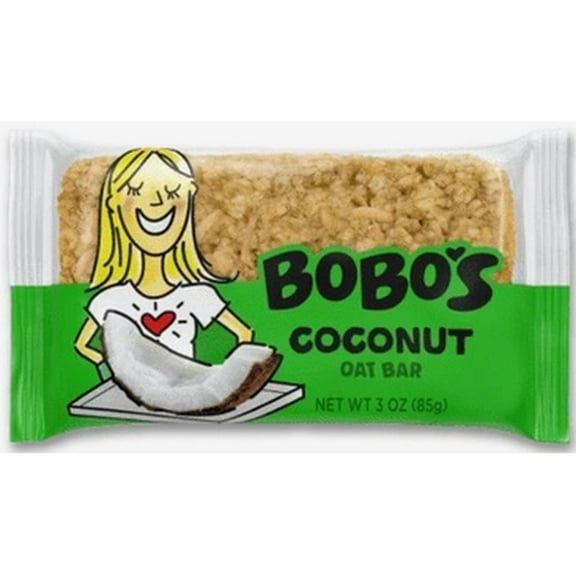 Bobos Coconut Oat Bar, 3 Ounce -- 12 per Case.