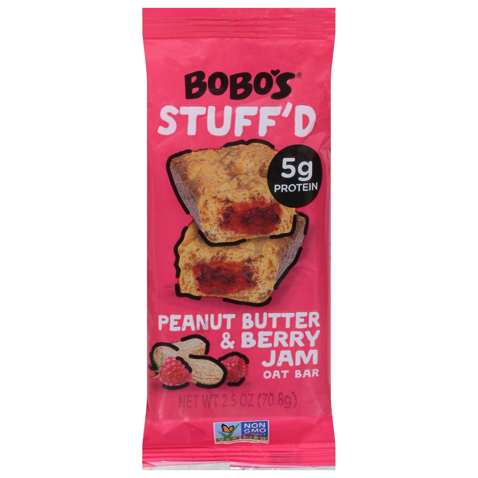 Bobos Oat Bars 2.5 oz Peanut Butter Filled Chocolate Chip Oat Bar ...