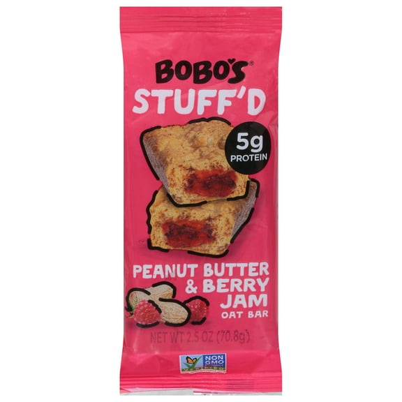 Bobos Oat Bars 2.5 oz Peanut Butter Filled Chocolate Chip Oat Bar