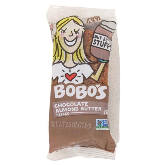 Bobo's Stuff'd Chocolate Almond Butter Oat Bar 2.5 oz