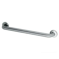 Bobrick 1-1/2"" Dia. Straight Peened Grab Bar 18""W - B6806.99x18