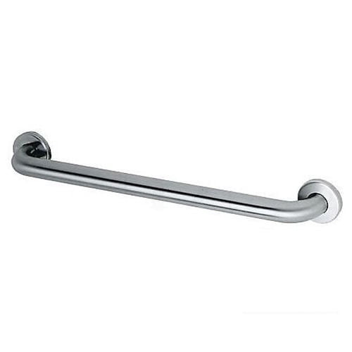 Bobrick 1-1/2"" Dia. Straight Peened Grab Bar 18""W - B6806.99x18