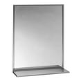 thumbnail image 1 of Bobrick B-166 2436 - Series Channel-Framed Mirror/Shelf Combination 24"x36", 1 of 1