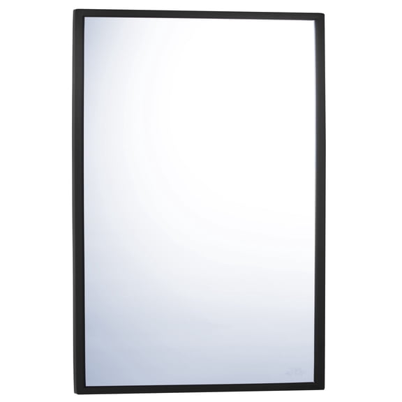 Bobrick B-290.MBLK 2448 - Welded-Frame Mirror Matte Black