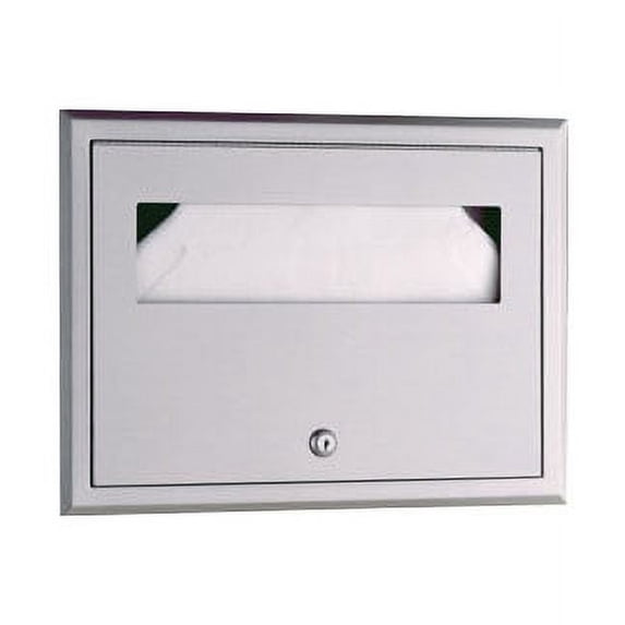 Bobrick B-301 Stainless Steel Recessed Seat-Cover Dispenser
