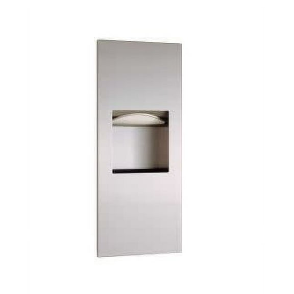 Bobrick B-36903 Trimlineseries Recessed Paper Towel Dispenser And Waste Receptacle -