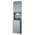 thumbnail image 1 of Bobrick B-3942 Semi Recessed Paper Towel Dispenser And Waste Receptacle - Stainless Steel, 1 of 2