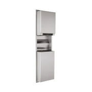 Bobrick B-3974 Classicseries Recessed Automatic Paper Towel Dispenser And Waste Receptacle