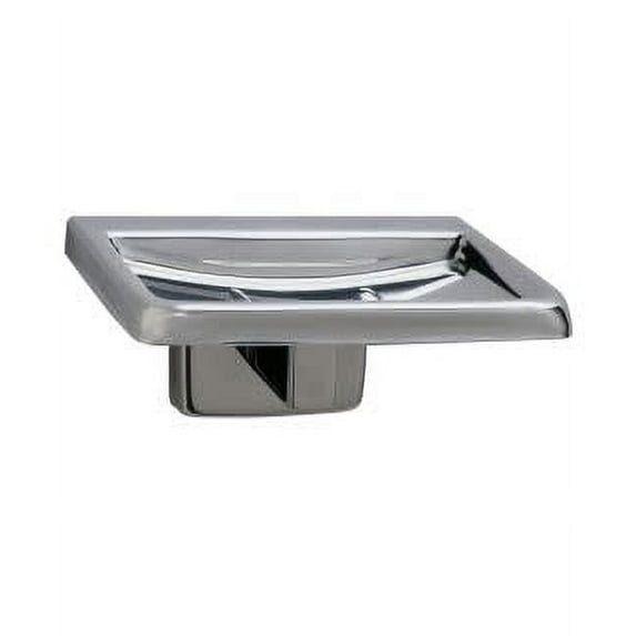 Bobrick B-680 Surface-Mounted Soap Dish - Stainless Steel