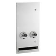 thumbnail image 1 of Bobrick B-37063C - TrimLineSeries® Recessed Napkin / Tampon Vendor, Free Vend Operation, 1 of 1