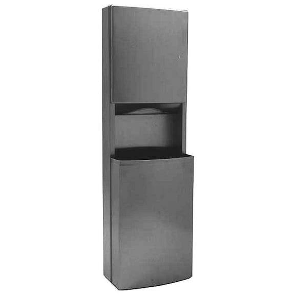 Bobrick B-43949 - ConturaSeries Surface-Mounted Paper Towel Dispenser/Waste Receptacle with TowelMate and LinerMate