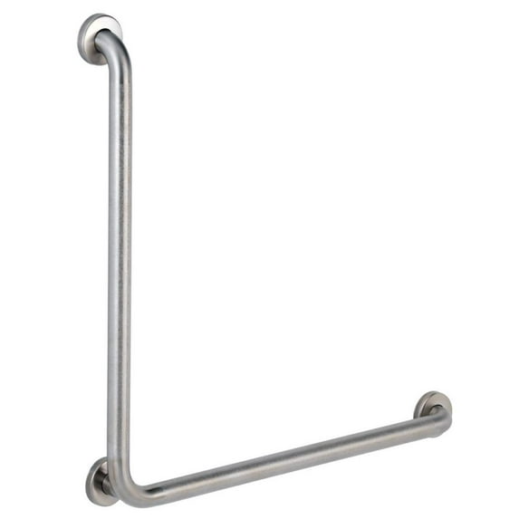 Bobrick B-6898.99 - 1-1/2" Diameter 90 Degree Grab Bar, Peened