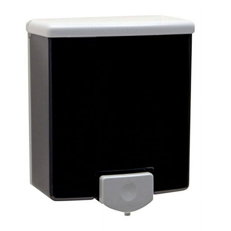 ClassicSeries Surface-Mounted Liquid Soap Dispenser, 40 oz, 5.81 x 3.31 x 6.88, Black/Gray ClassicSeries Surface-Mounted Liquid Soap Dispenser, 40 oz, 5.81 x 3.31 x 6.88, Black/Gray