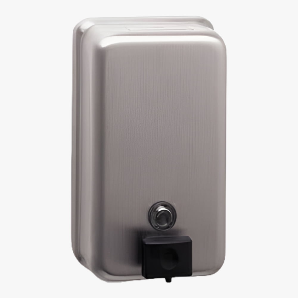Bobrick ClassicSeries 40 oz Stainless Steel Surface-Mounted Soap Dispenser