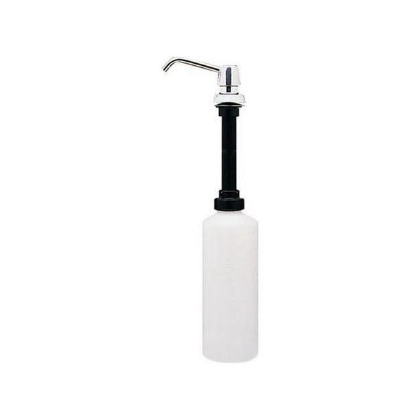 Contura Lavatory-Mounted Soap Dispenser, 34 oz, 3.31 x 4 x 17.63, Chrome/Stainless Steel Contura Lavatory-Mounted Soap Dispenser, 34 oz, 3.31 x 4 x 17.63, Chrome/Stainless Steel