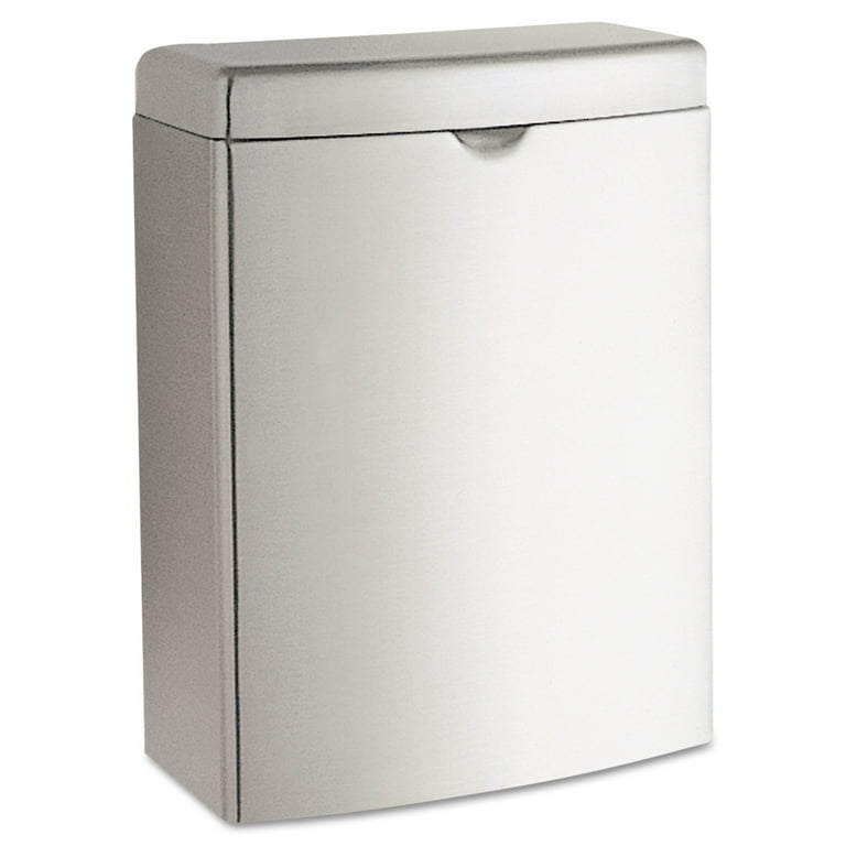 Contura Receptacle, 1 gal, Stainless Steel Contura Receptacle, 1 gal, Stainless Steel