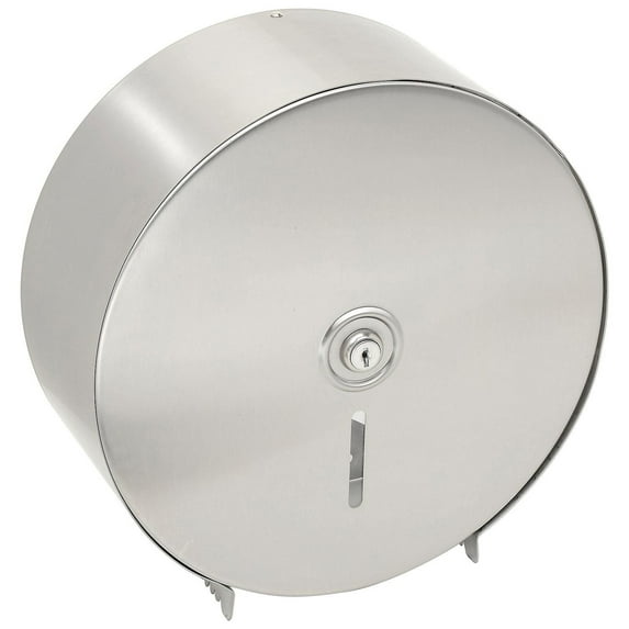Bobrick Jumbo Toilet Tissue Dispenser, Stainless Steel, 10 21/32 x 4 1/2 x 10 5/8 -BOB2890