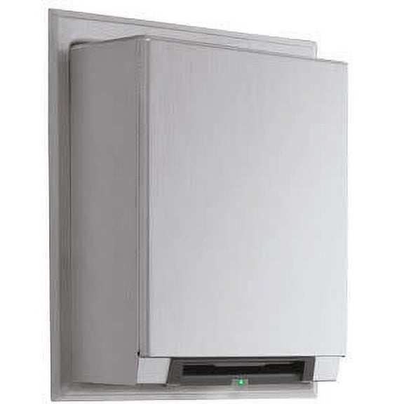 Bobrick Roll Towel Dispenser Wall Mount with LED Light, Black