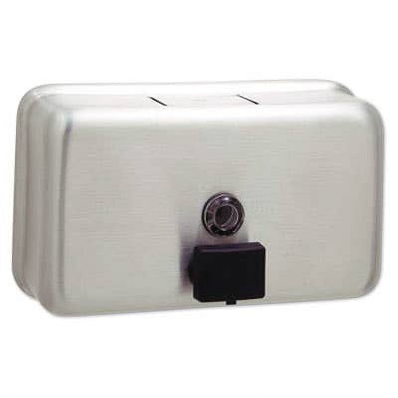 Bobrick ClassicSeries 40 oz Stainless Steel Surface-Mounted Soap Dispenser