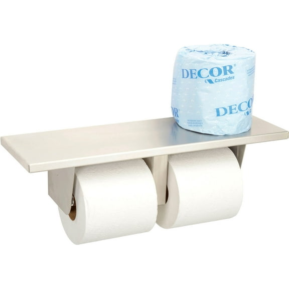 Bobrick Surface-Mounted Multi Roll Tissue Dispenser w/ Shelf - B2840