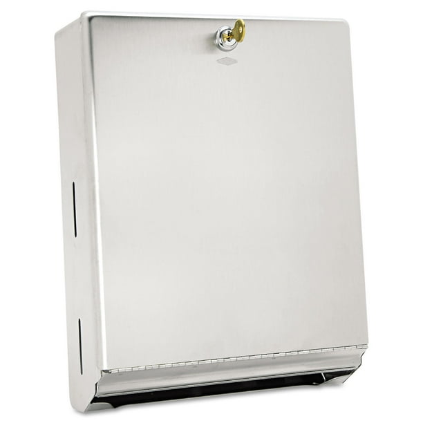 Surface-Mounted Paper Towel Dispenser, 10.75 x 4 x 14, Stainless Steel Surface-Mounted Paper Towel Dispenser, 10.75 x 4 x 14, Stainless Steel