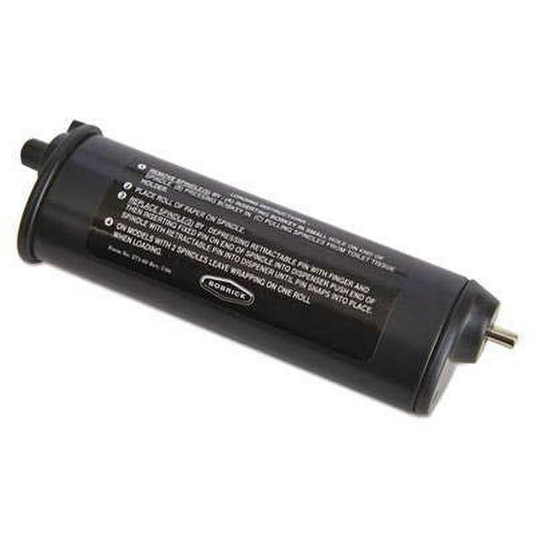 Theft Resistant Spindle for ClassicSeries Toilet Tissue Dispensers, Black Theft Resistant Spindle for ClassicSeries Toilet Tissue Dispensers, Black