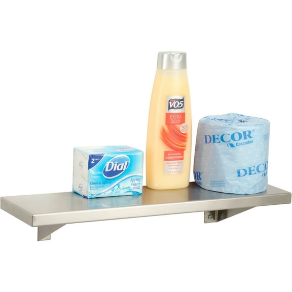 Bobrick Stainless Steel Shelf - 18""W x 5""D - B295x18