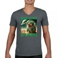 thumbnail image 1 of Bobrini Cactusini Su Saturno Men's V-Neck T-shirt Italian Brainrot Gen Z Meme, 1 of 7