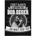 thumbnail image 1 of Bobs Music Seger Flannel Blanket Air Conditioning Blanket Nap Blanket Sofa Throw Blanket Throw Blankets 60"X50", 1 of 6