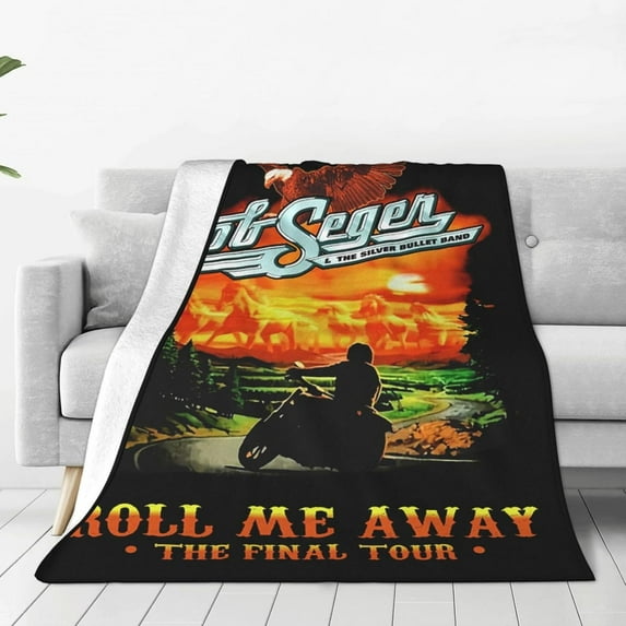 Bobs Music Seger Flannel Blanket Air Conditioning Blanket Nap Blanket Sofa Throw Blanket Throw Blankets 80"X60"