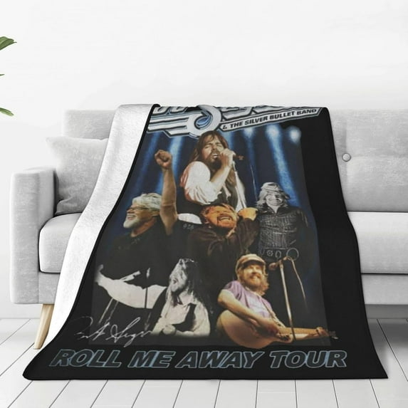 Bobs Music Seger Flannel Blanket Air Conditioning Blanket Nap Blanket Sofa Throw Blanket Throw Blankets 80"X60"