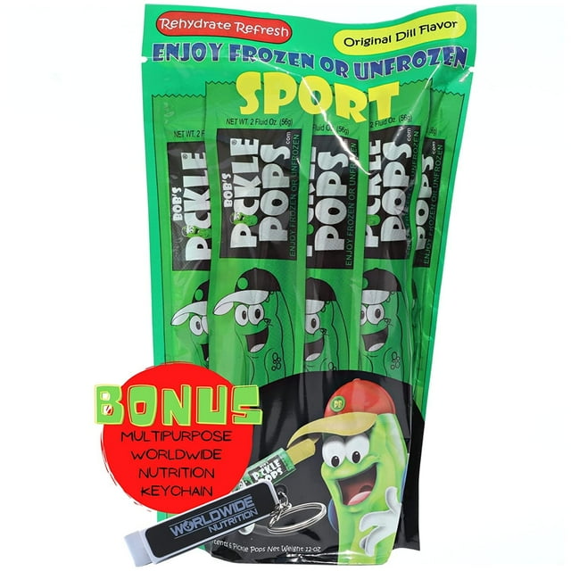Bobs Pickle Pops Original Dill Sport Keto Electrolytes Freezer Pops