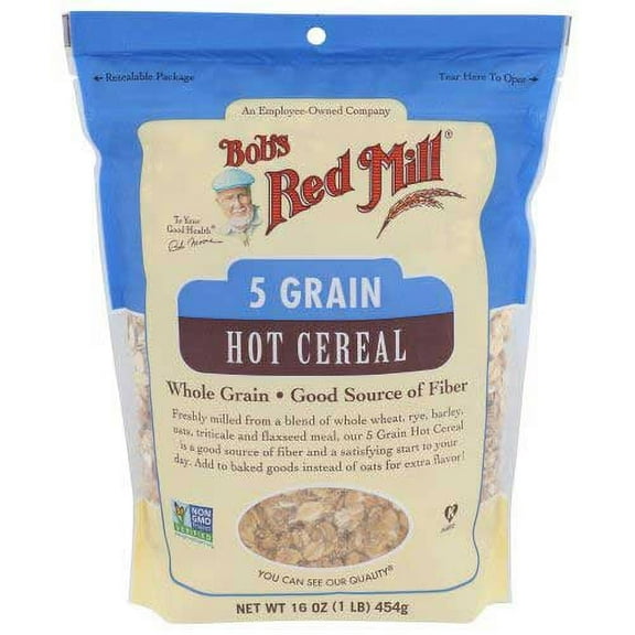 Bobs Red Mill 5 Grain Rolled Cereal, 16 Ounce -- 4 per case.
