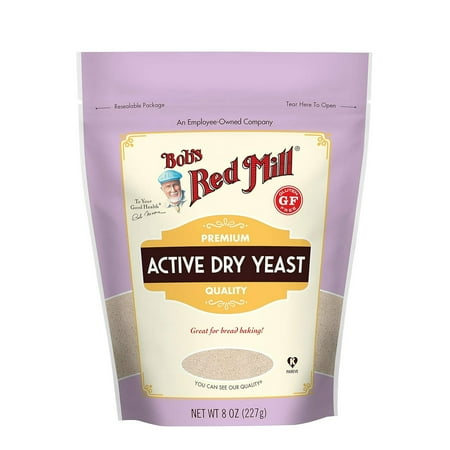 Bobs Red Mill Active Dry Yeast 8 Ounce (Pack Of 4)