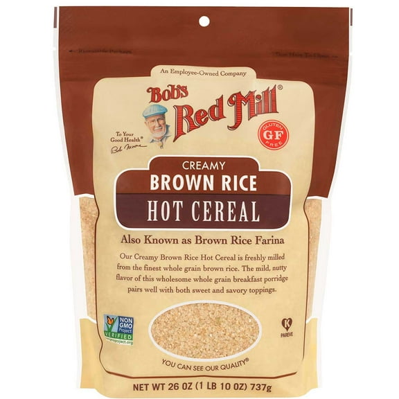 Bobs Red Mill Brown Rice Hot Cereal, 26 Ounce -- 4 per case