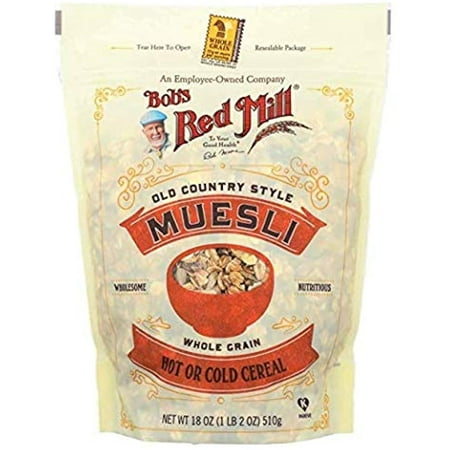 Bobs Red Mill Cereal Muesli, 4 - 18-Ounce Bags ( Value Bulk Multi-Pack)