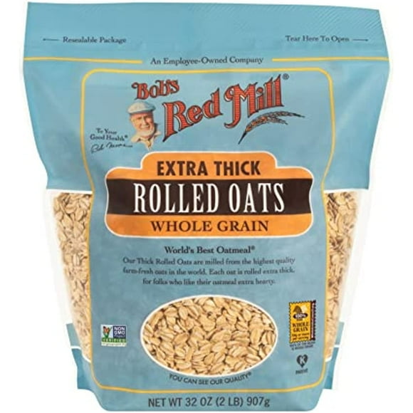 Bobs Red Mill Extra Thick Rolled Oats, 32 Oz