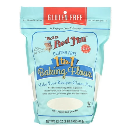 Bobs Red Mill Gluten Free 1 to 1 Baking Flour, 22 Ounce -- 4 per case.