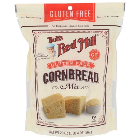 Bobs Red Mill Gluten Free Cornbread Mix, 20 Ounce -- 4 per Case.