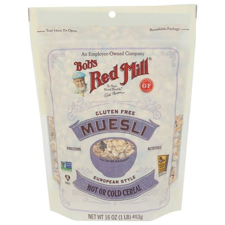 Bob's Red Mill Gluten Free European Style Muesli, 16 Ounce, 4 per Case