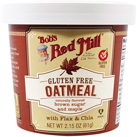 Bobs Red Mill Gluten Free Oatmeal Cup, Maple Brown Sugar, 8 Count