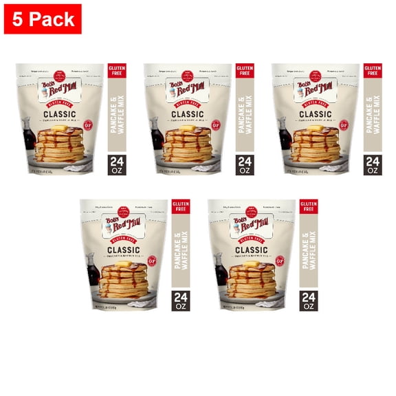 Bobs Red Mill Gluten Free Pancake Mix 24 oz - 5 Pack